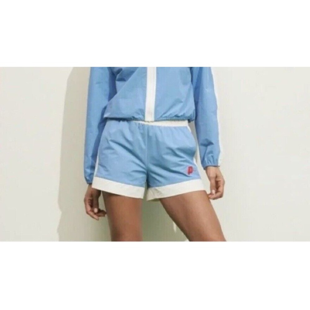 Prince Pickleball Women's Woven Mid-Rise Shorts 4.25" - Light Blue XXL